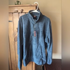 32 Degrees HEAT XXL Blue Half Zip Fleece